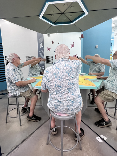 Lee Duquette at the cloning table