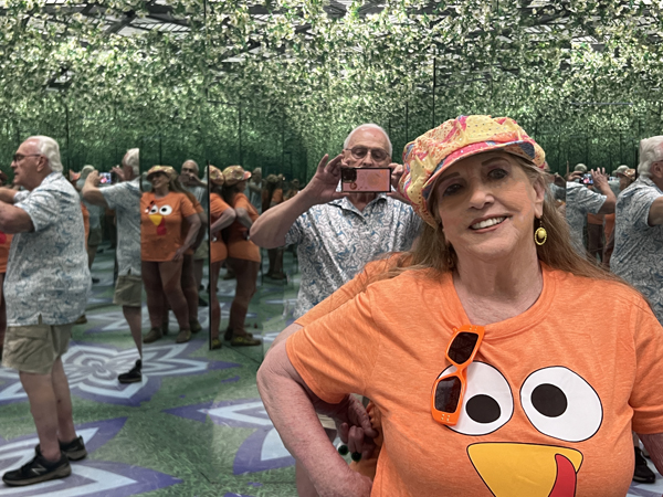 Karen and Lee Duquette in the Infinity Room