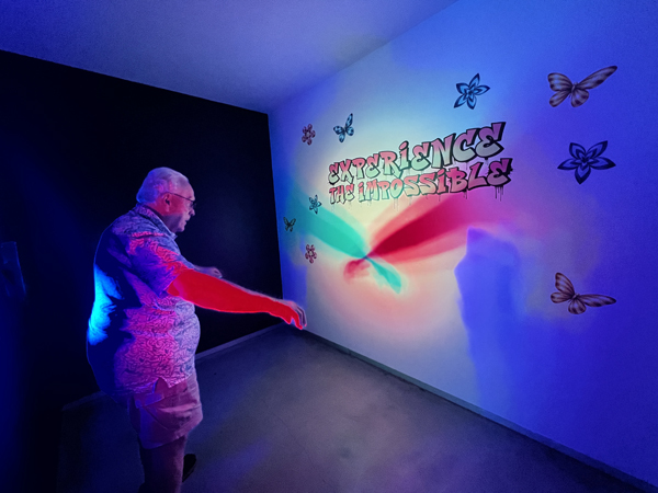 Lee Duquette enjoyed the Color Room 