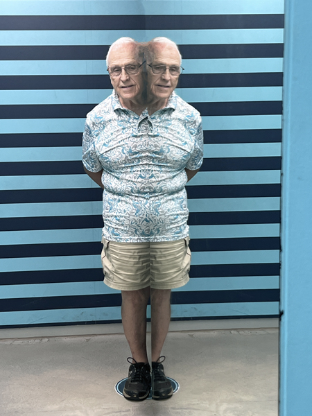 Lee duquette wqith two heads