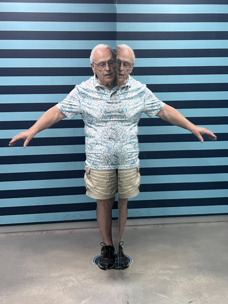 Lee duquette wqith two heads