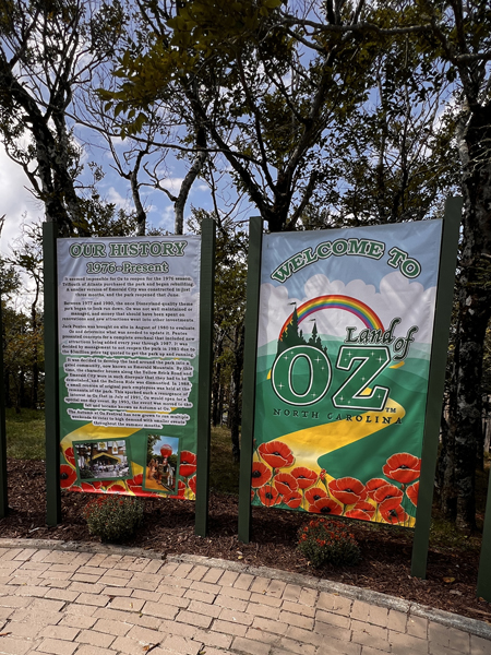 Wizard of OZ sign