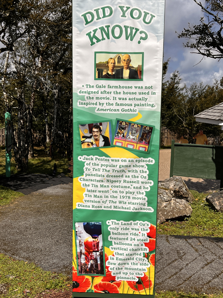 sign about the Gale Farmhouse