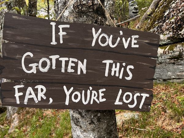 lost sign