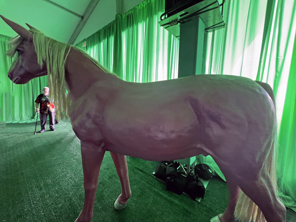 big horse statue