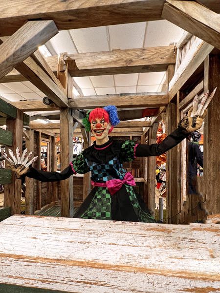 Scary clown in Rock Hill, South Carolina