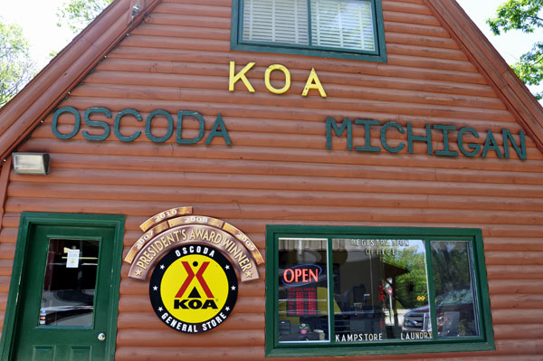 office for Oscoda Michigan KOA