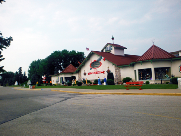 the west entrance at Bronners Christmas Wonderland