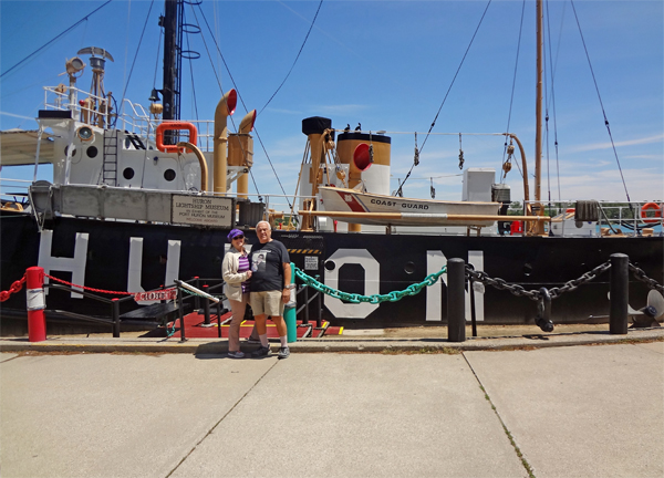 The two RV Gypsies in front of the Huron