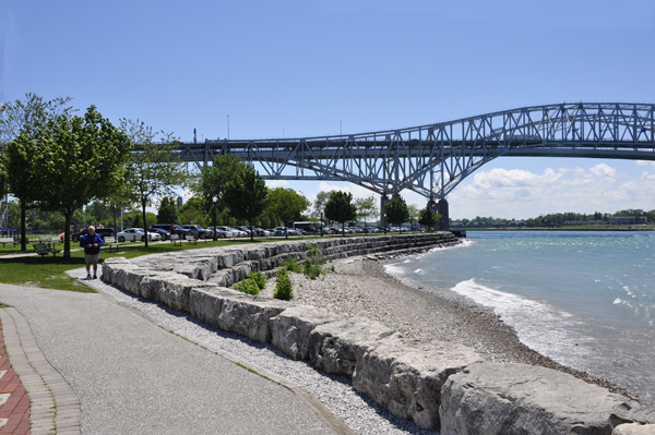 the Bluewater Bridge