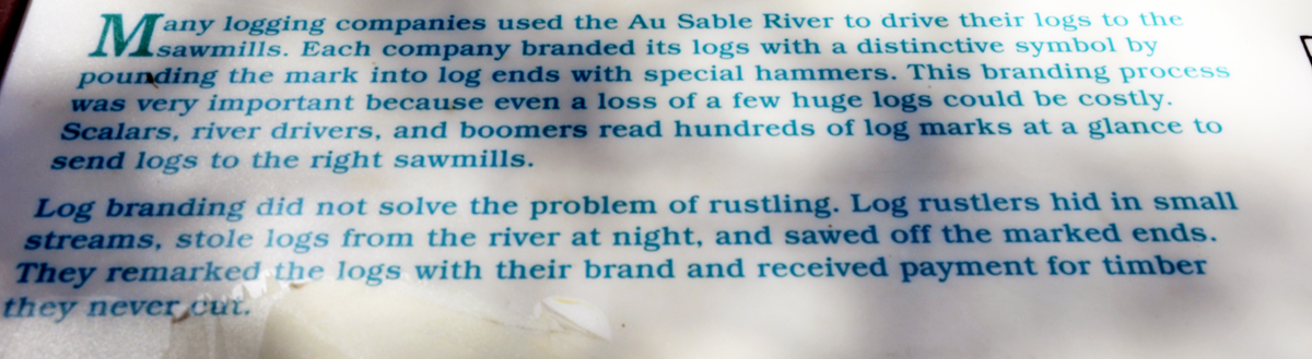 sign about log branding