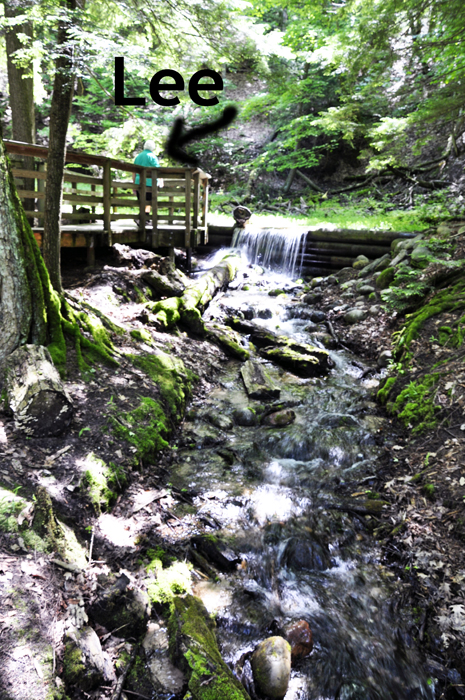 Lee Duquette checked out the first waterfall