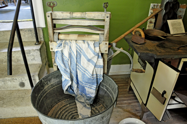 inside the Sturgeon Point Lighthouse Museum