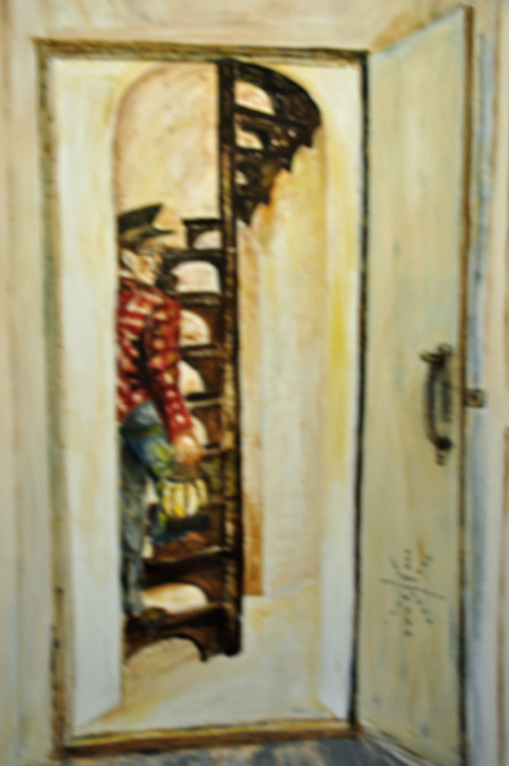 inside the Sturgeon Point Lighthouse Museum