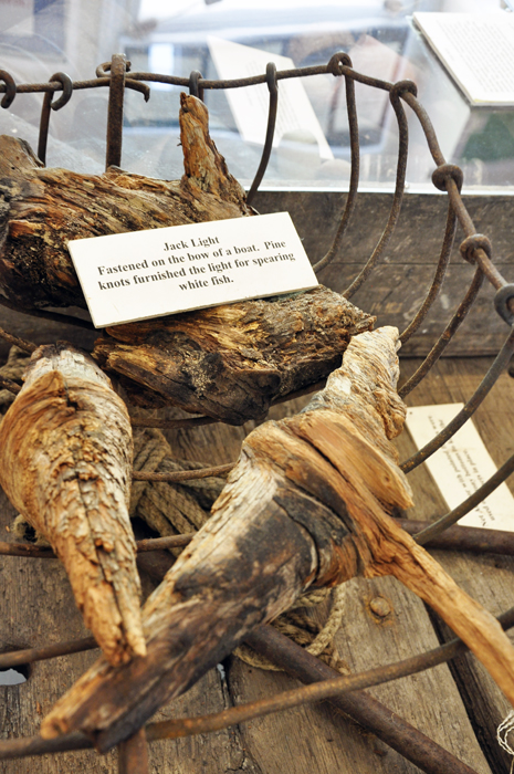 inside the Sturgeon Point Lighthouse Museum