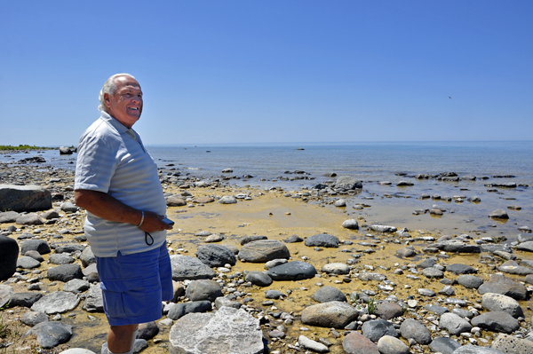 Lee Duquette at Lake Michigan