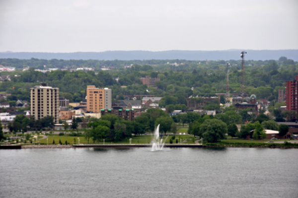 view from the Tower of History