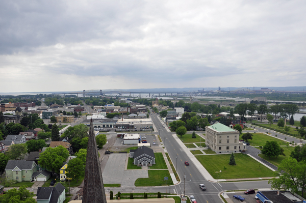 view from the Tower of History