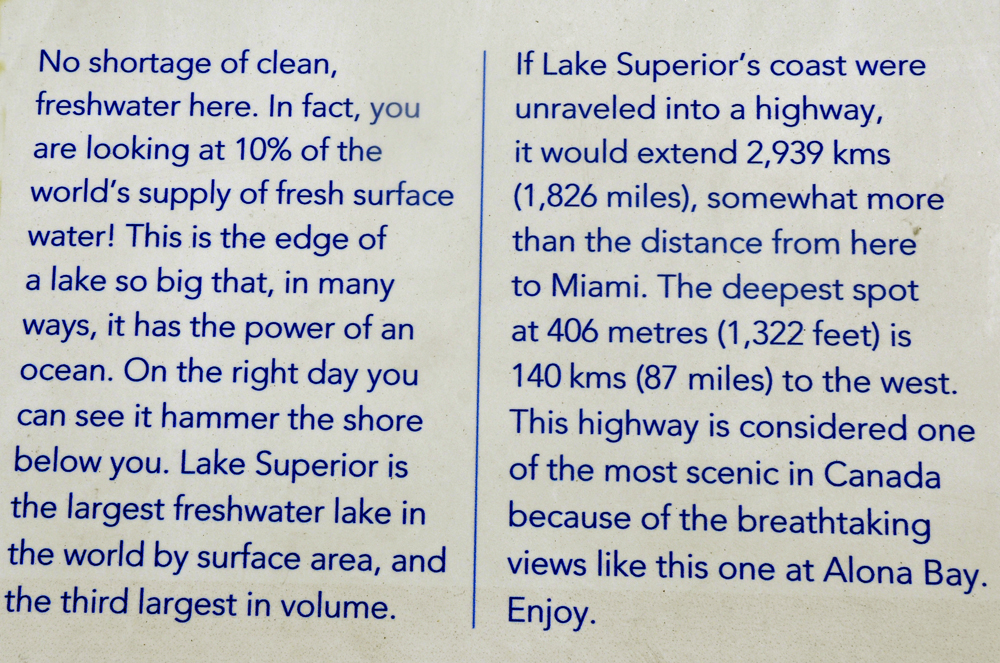 sign about Alona Bay