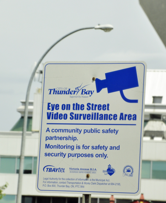 surveillance sign