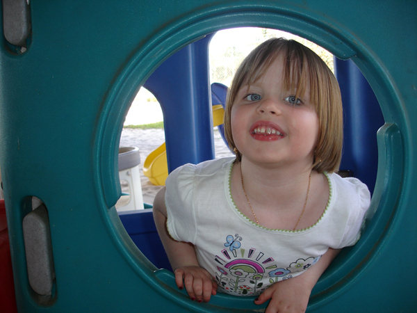 Kaitlynn at the playground