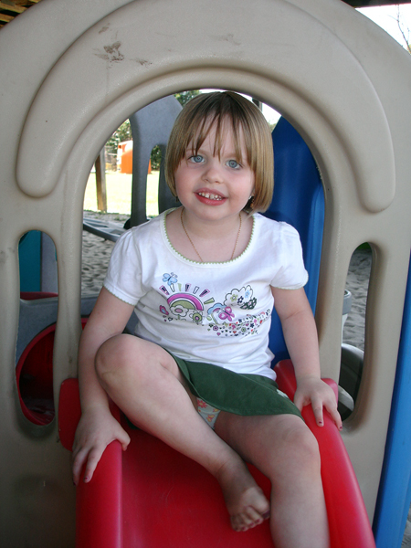 Kaitlynn at the playground