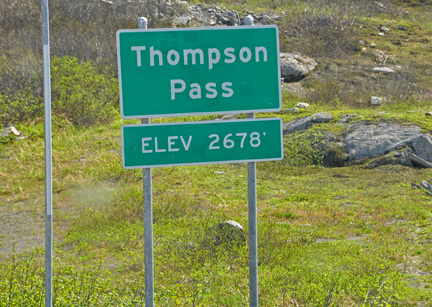 sign - Thompson Pass