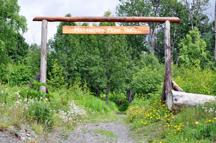 sign - Matanuska Peak Trail