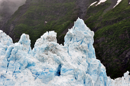 Surprise Glacier's pointy tower