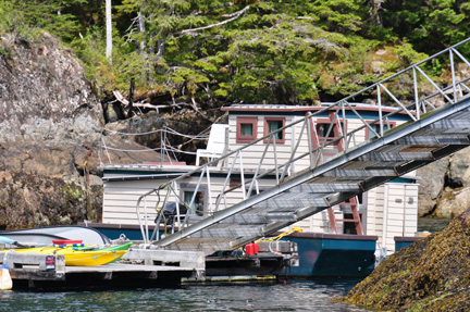 dock and houseboat