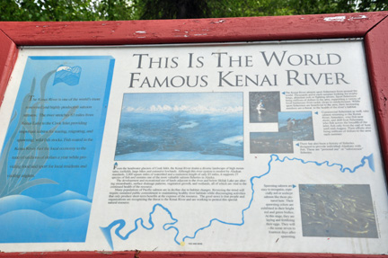sign - about the world famous Kenai River
