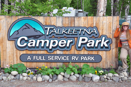 Talkeetna Camper Park & Karen Duquette