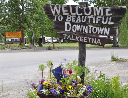 sign - Welcome to Talkeetna