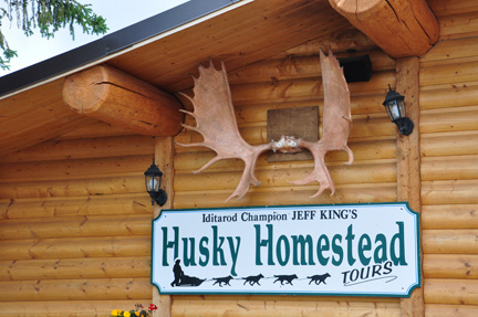 sign - Iditarod Champion Jeff King's Husky Homestead tours