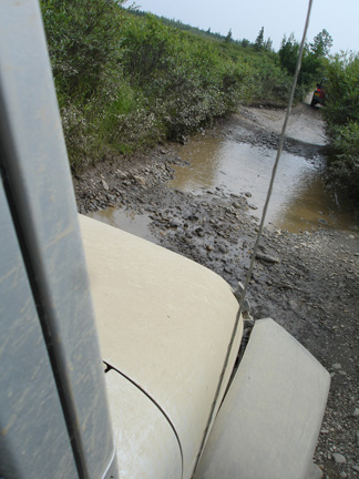 mud puddle approaching