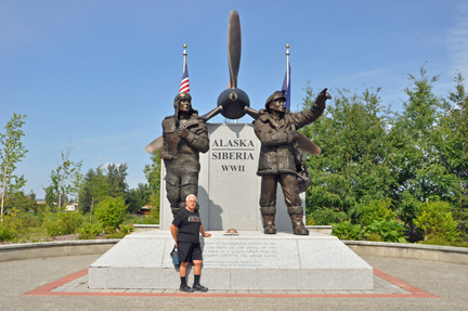 monument - Alaska-Siberia WWII