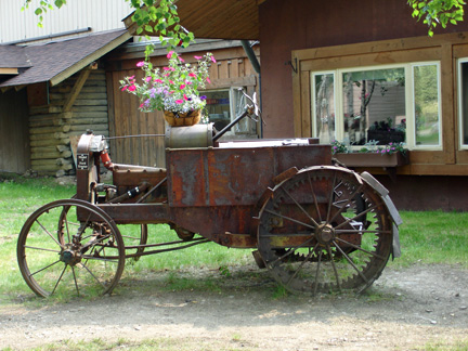 old car planter