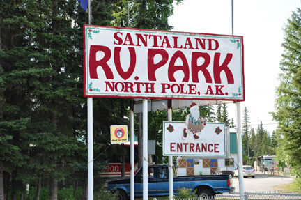 sign - Santaland RV Park