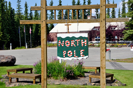 North Pole sign