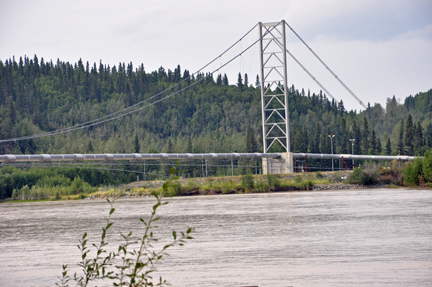pipeline and Tanana River