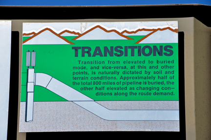 sign about transitions of the pipeline