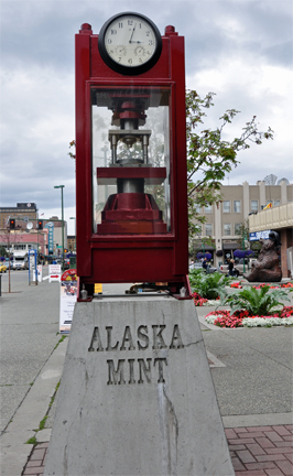 Alaska Mint clock
