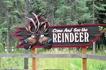 reindeer sign