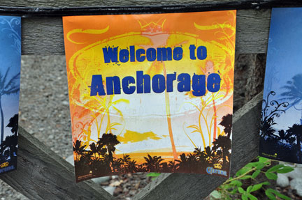 sign - welcome to Anchorage