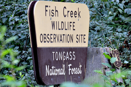 sign - fish Creek Wildlife Observation Site