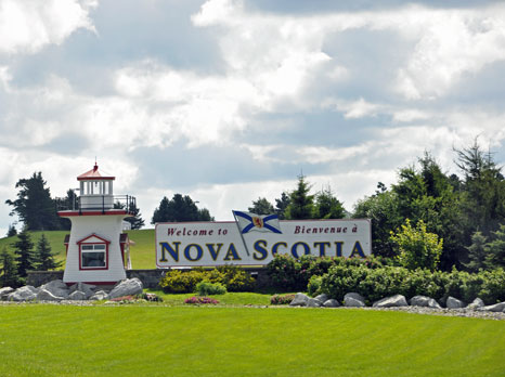 sign - Welcome to Nova Scotia