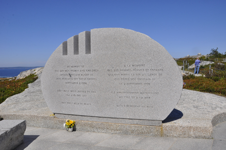 Memorial at the the Swissair Flight III Memorial site