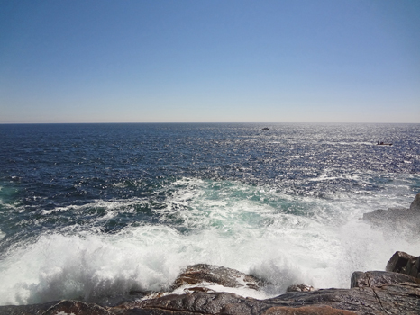waves in the Atlantic Ocean