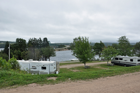 The view from the yard of the two RV Gypsies' RV