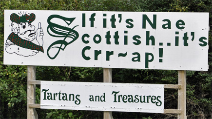 Scottish sign